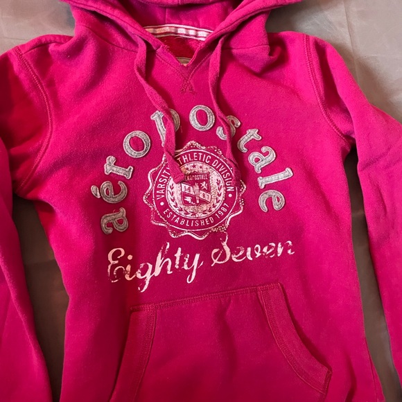 y2k pink aeropostale hoodie - Picture 4 of 6